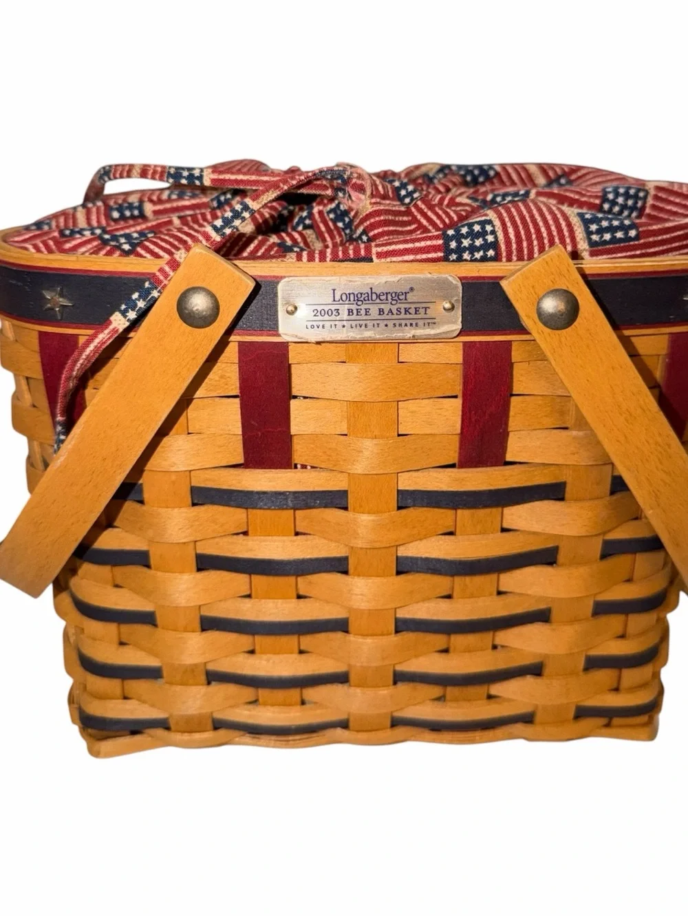 VINTAGE Longaberger 2003 Bee Basket